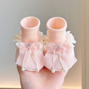 Pinkish baby socks